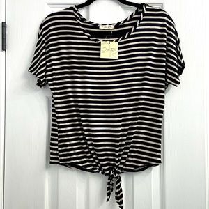 Olivia Rae Tie Front Top